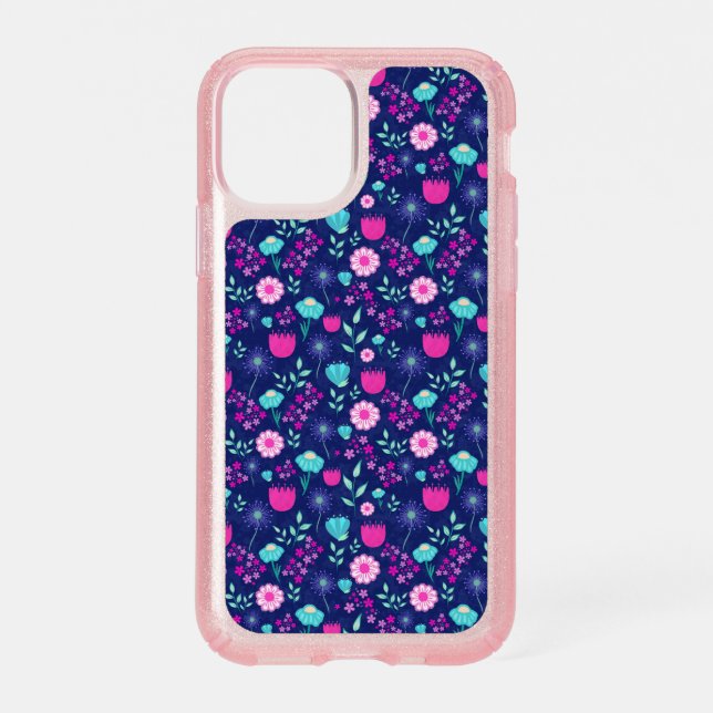 Cute floral pattern background speck iPhone 11 pro case (Front)