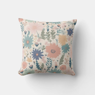 Cute Floral Pattern Cushion