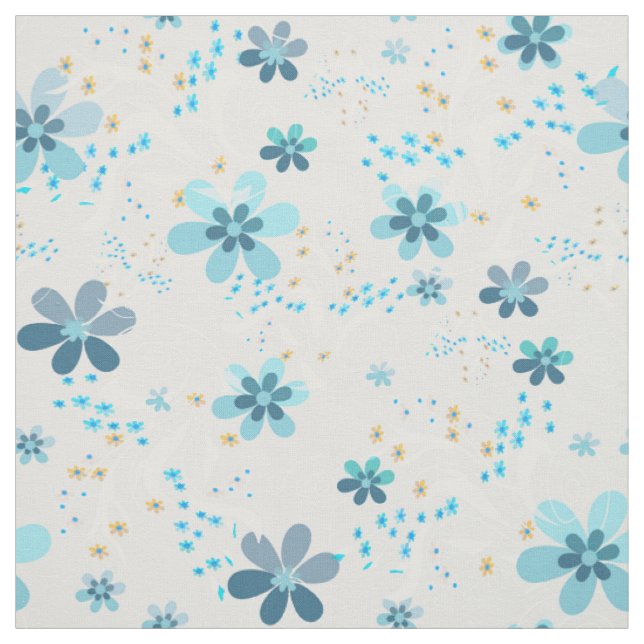 Cute floral pattern , flowers fabric (Swatch)