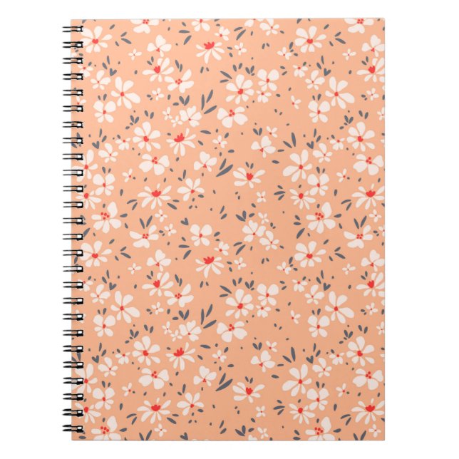 Cute floral pattern in the small flower. Ditsy pri Notebook (Front)