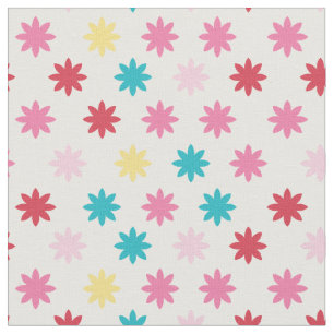 Cute Floral Pattern Kids Room Fabric