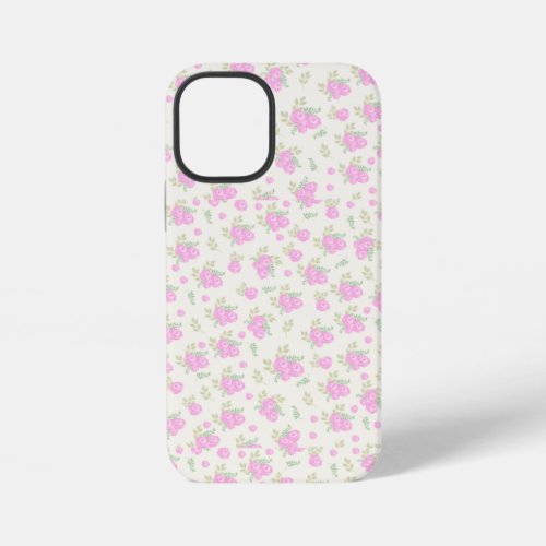 cute floral pattern pink aesthetic phone case