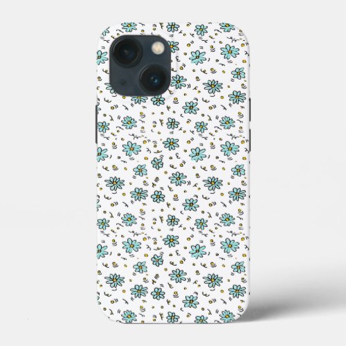 Cute Floral Patterns Case_Mate Tough Apple iPhone  iPhone 13 Mini Case