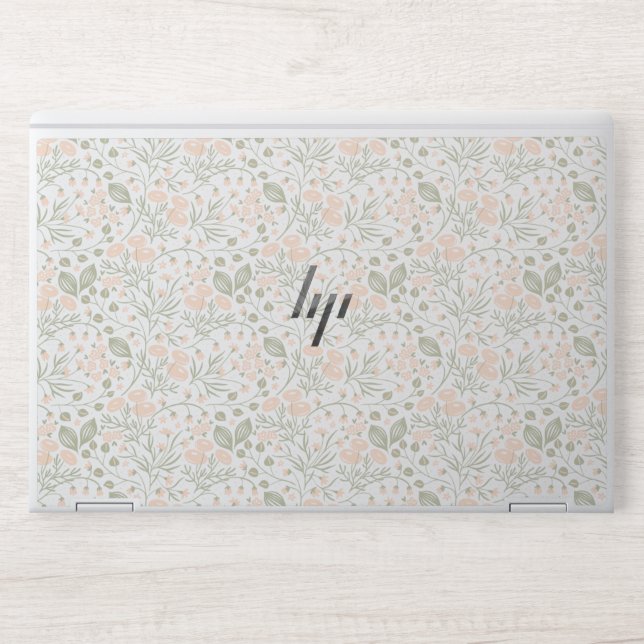 Cute Floral patterns HP Laptop Skin (Front)