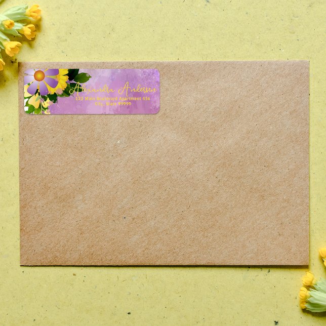 Cute Floral Romantic Girly Fancy Script Label (Creator Uploaded)