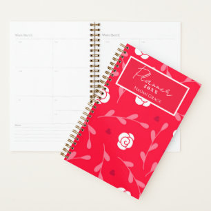Cute Floral Rose Planner