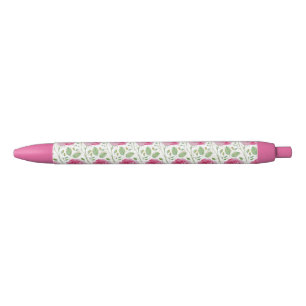 Cute,  floral/rose repeating pattern  pen