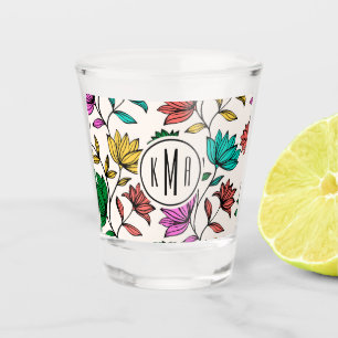 Cute Floral Shot Glass