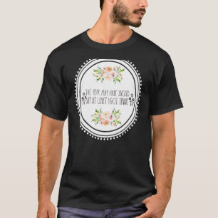 Cute Floral Tenured Professor Women Tenure Teacher T-Shirt