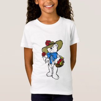 Cute Flower Bear T Shirt