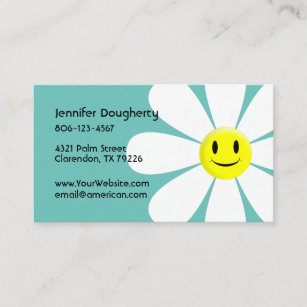 Cute Flower Business Card