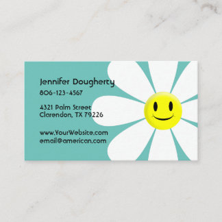 Cute Flower Business Card