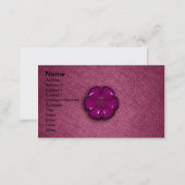 Cute Flower Button Business Card (Front/Back)