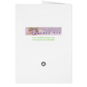 Cute Flower Fairy Card by Molly Harrison (Back)