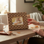 Cute Flower Floral Laser Etched Picture Frame<br><div class="desc">Cute Flower Floral Laser Etched Picture Frame Etched Frames features a pattern of cute flowers. Perfect for family and friends for birthdays,  Christmas,  Mother's Day and more. Created by Evco Studio www.zazzle.com/store/evcostudio</div>