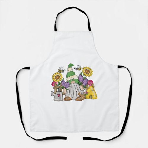 Cute Flower Garden   Apron