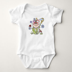 Cute Flower Garden Fairy Baby Bodysuit