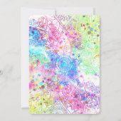 Cute flower henna hand drawn design watercolors (Back)