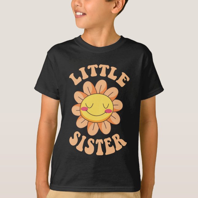 Cute Flower Little Sister T-Shirt (Front)