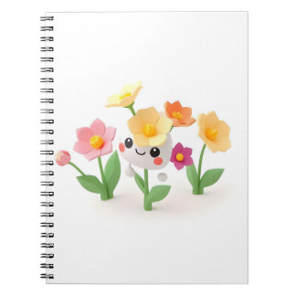 cute flower notebook
