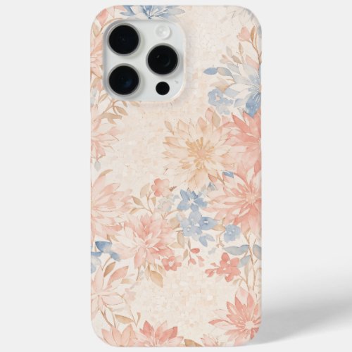 Cute Flower Pattern Aesthetic Floral iPhone 15 Pro Max Case