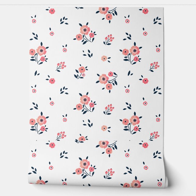 Cute Flower Pattern Beautiful Flower pattern Wallpaper (Unrolling)