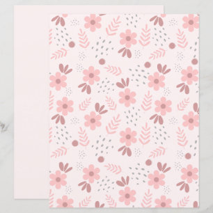 Cute flower Pattern Scrapbook Paper