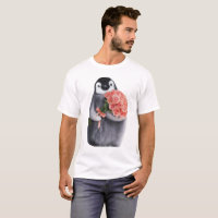 Cute Flower Penguin T-Shirt
