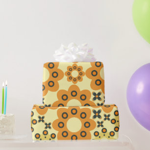 cute flower petal pattern 3 wrapping paper