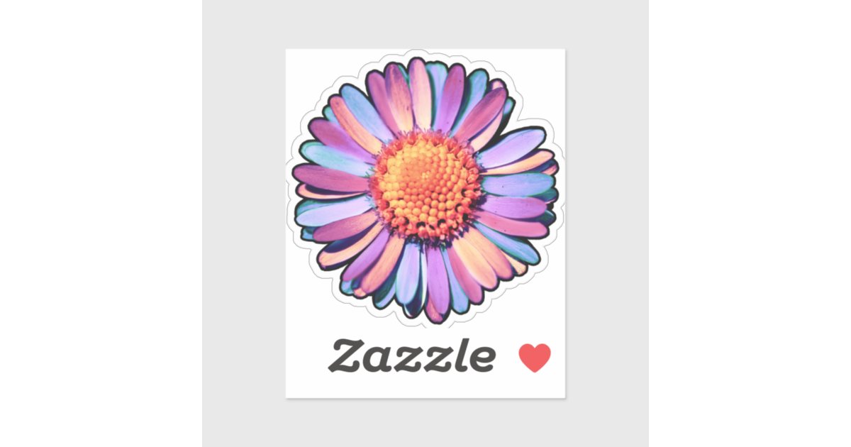 Daisy Sticker - Blue