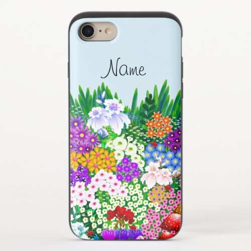 Cute Flowers and Bugs OtterBox iPhone Case