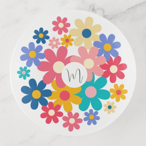 Cute Flowers Trinket Tray