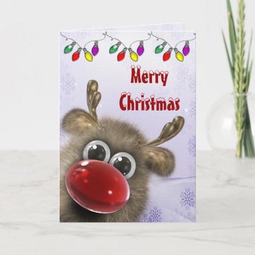Cute Fluffy Christmas Card