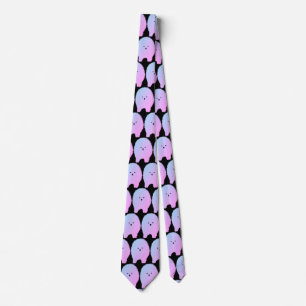 Cute Fluffy Dog Art Tie
