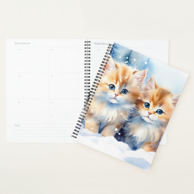 Cute Fluffy Kittens  Planner (Display)