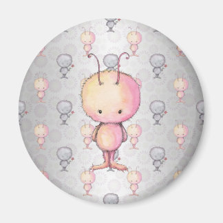 Cute Fluffy Monsters Magnet