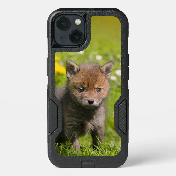 Cute Fluffy Red Fox Kit Cub Wild Baby Animal Photo Otterbox Iphone Case Zazzle