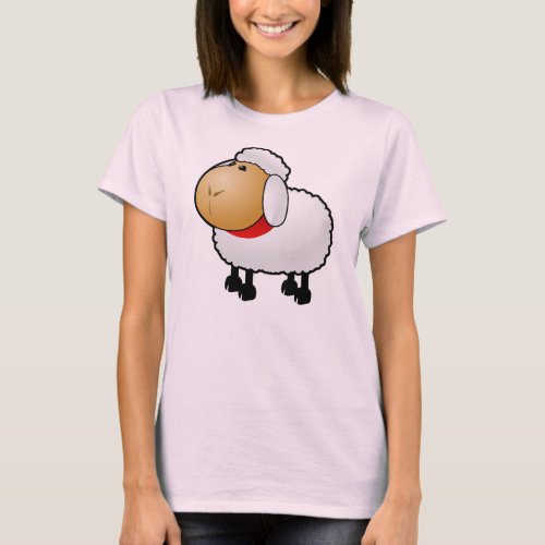 Cute Fluffy Sheep T_Shirt