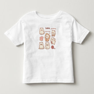 Cute Fluffy White Cat Cozy Kawaii T-Shirt