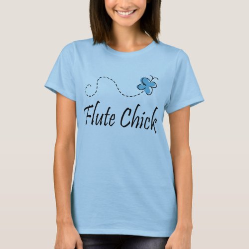 Cute Flute Chick T_Shirt