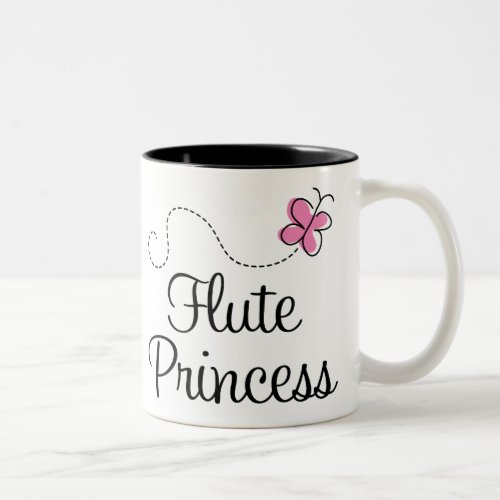 Cute Flute Princess Two_Tone Coffee Mug