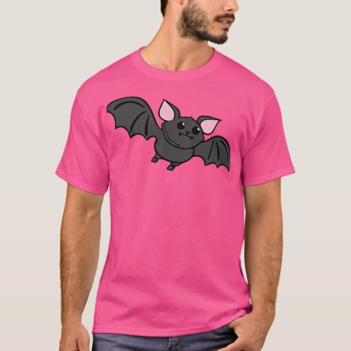 Cute Flying Bat T_Shirt