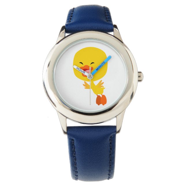 Cute Flying Cartoon Duckling Watch (Front)