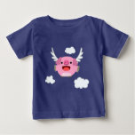 Cute Flying Cartoon Pig Baby T-Shirt