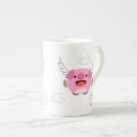 Cute Flying Cartoon Pig Tea Cup