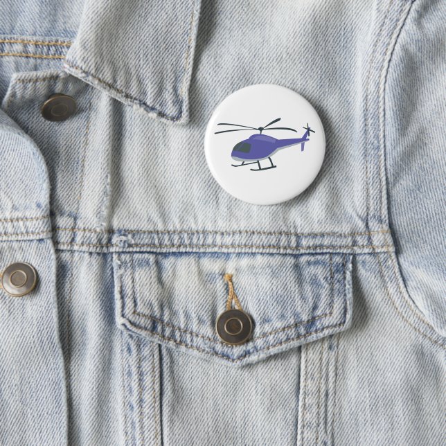 Cute Flying Helicopter Button (In Situ)