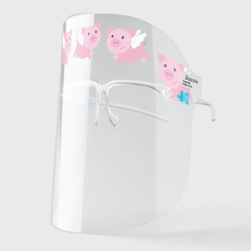 Cute Flying Pigs Face Shield