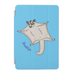 Cute flying sugar glider cartoon illustration iPad mini cover