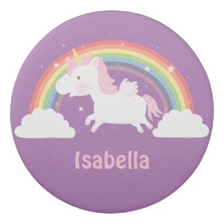 Cute Flying Unicorn and Rainbow Girls Eraser