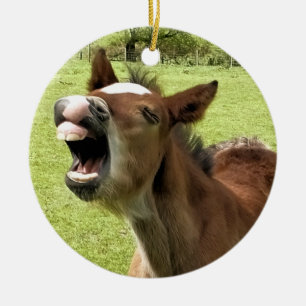 CUTE FOAL CERAMIC ORNAMENT